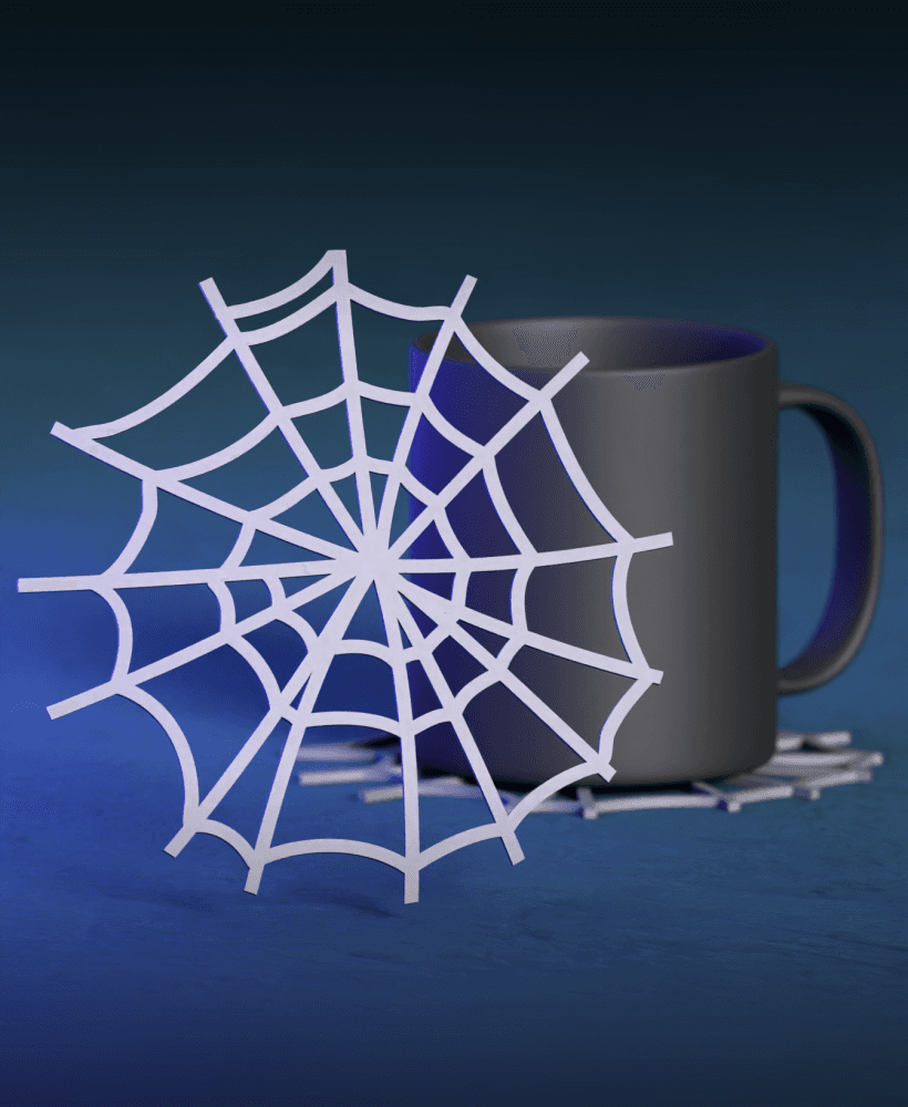 Widow's Web Coaster 3d model