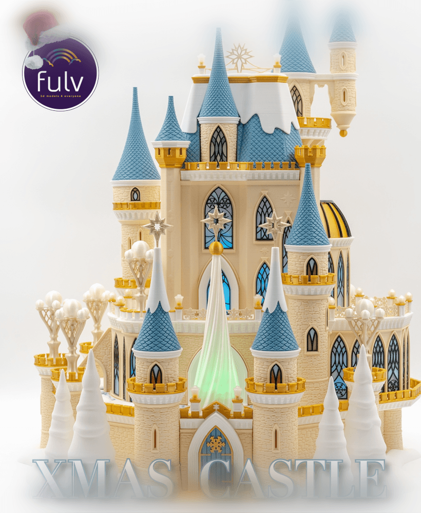 Christmas Castle 3d model