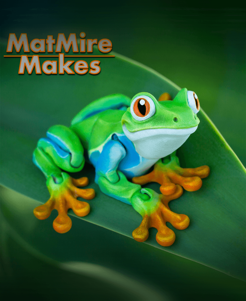 Tree Frog - Articulated Figure 3d model