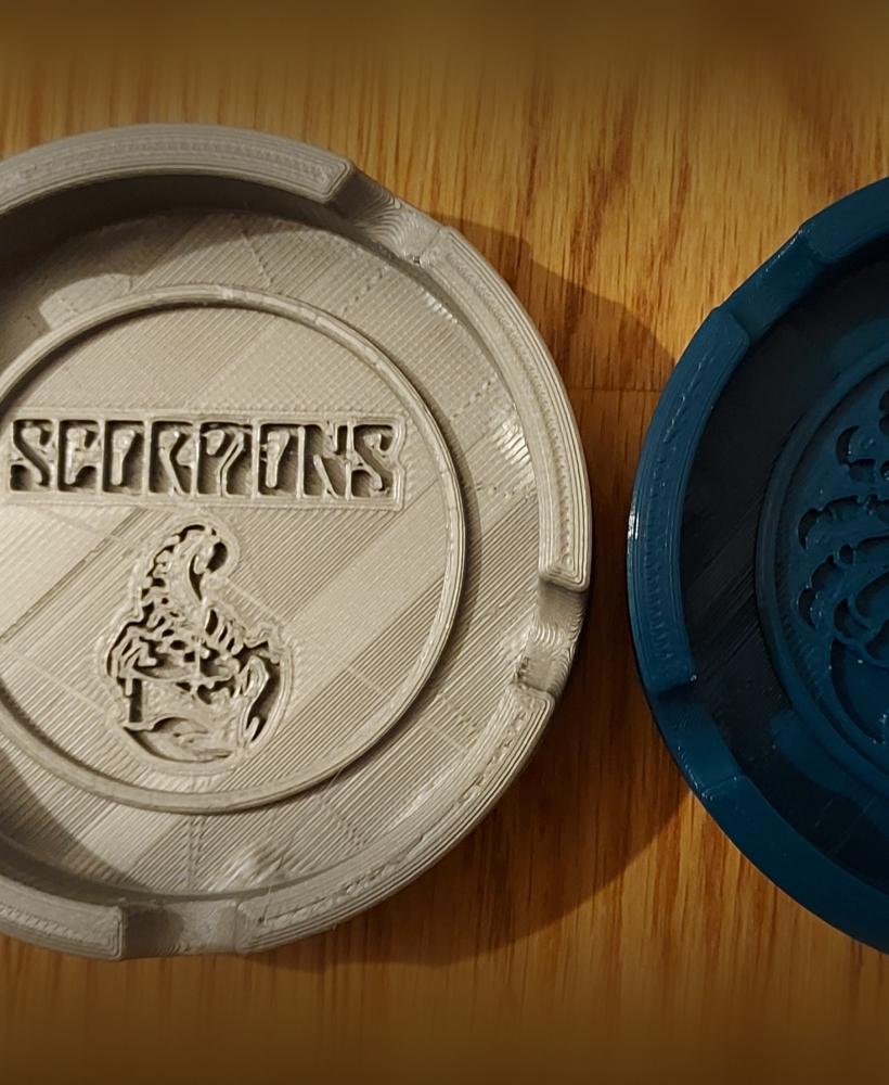 Ashtray Scorpions/Cancer 3d model