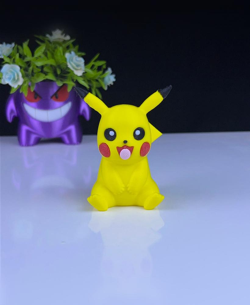 Pikachu Support Free - Multipart 3d model