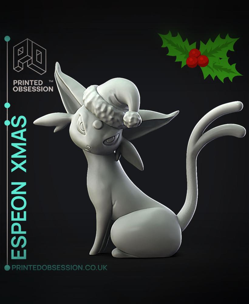 Espeon xmas - Pokemon - Fan Art 3d model