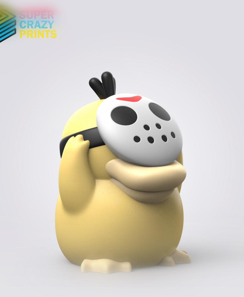 Halloween Psyduck (Easy Print No Supports) 3d model