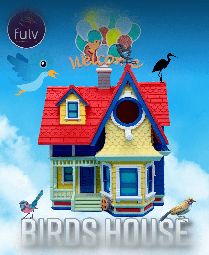 The Birds House 3d model