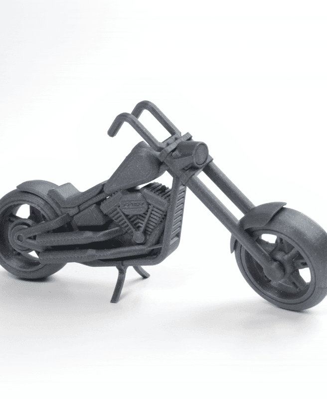 PRINT-IN-PLACE CHOPPER MOTORCYCLE 3d model