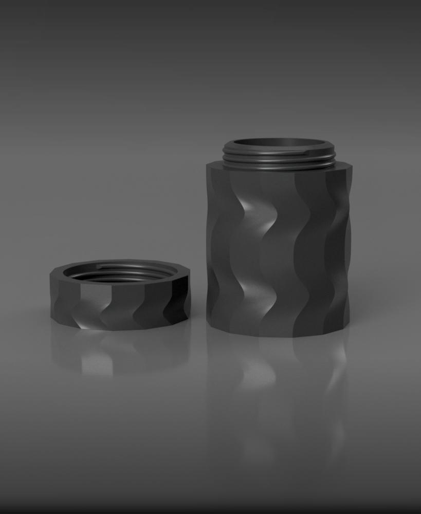 wavy jar (body).stl 3d model