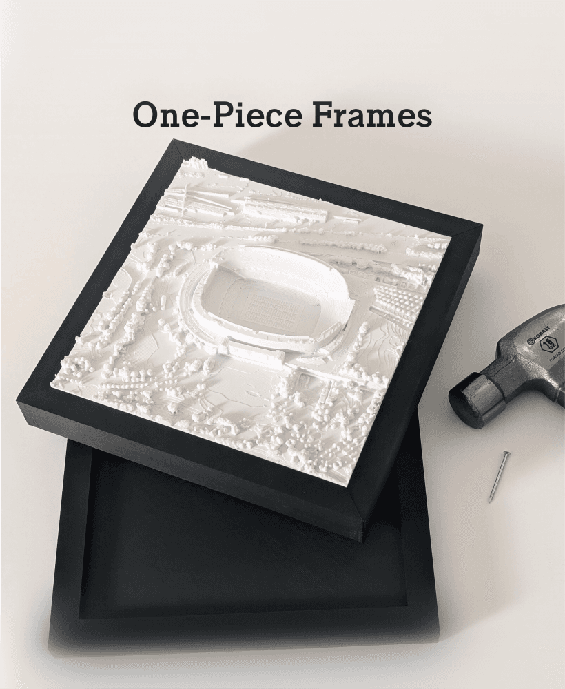 Printable Frames | One-Piece | Multiple Sizes 3d model