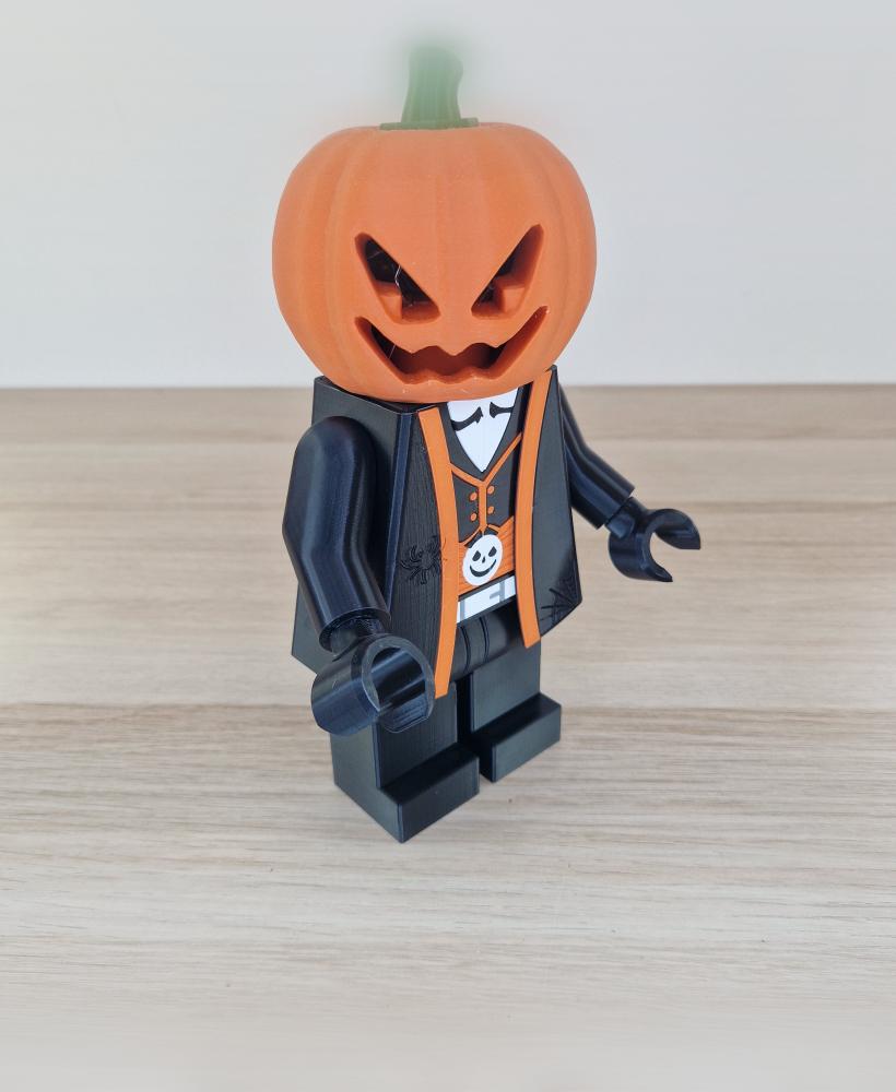 Pumpkin Man Character - Halloween / Décoration 3d model