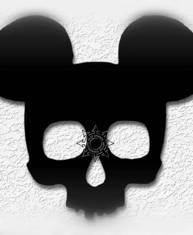 Evil Mickey mouse wall art Disney Fanart Halloween decor 3d model