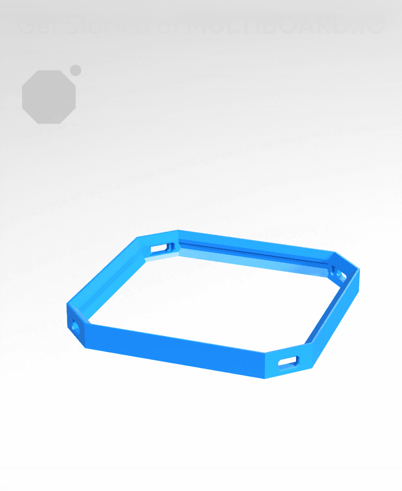 1x1 Multibin Panel 3d model