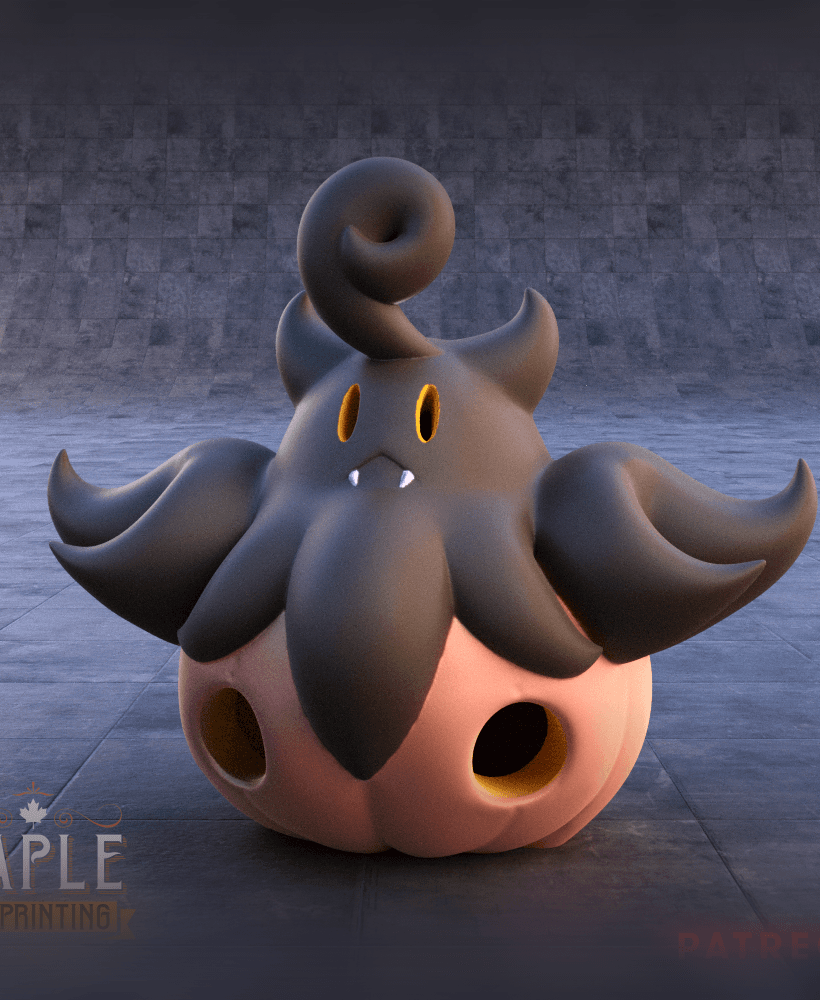 Pumpkaboo - Pokemon - Halloween 3d model