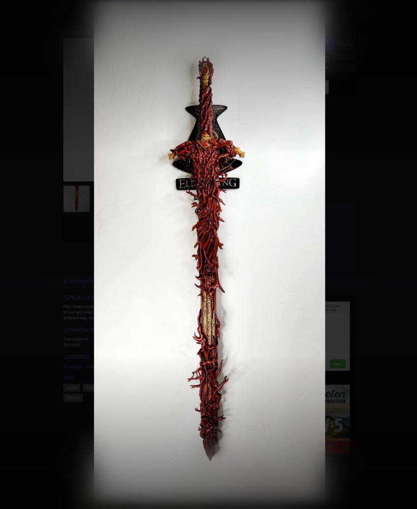 BLASPHEMOUS BLADE FROM ELDEN RING 3d model