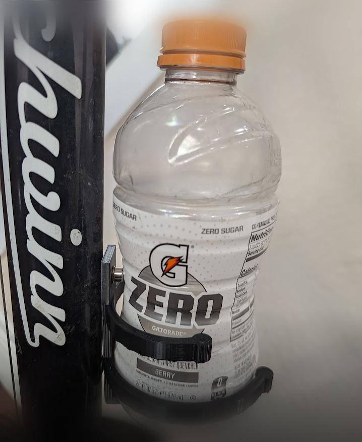 Parametric Water Bottle Holder for Bike (Gatorade Zero) 3d model