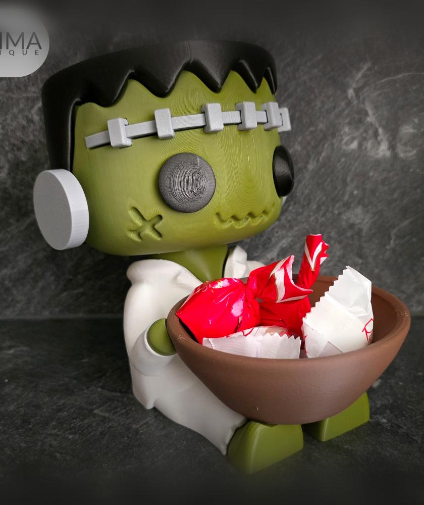 Big Dr. Frankenstein with bowl 3d model