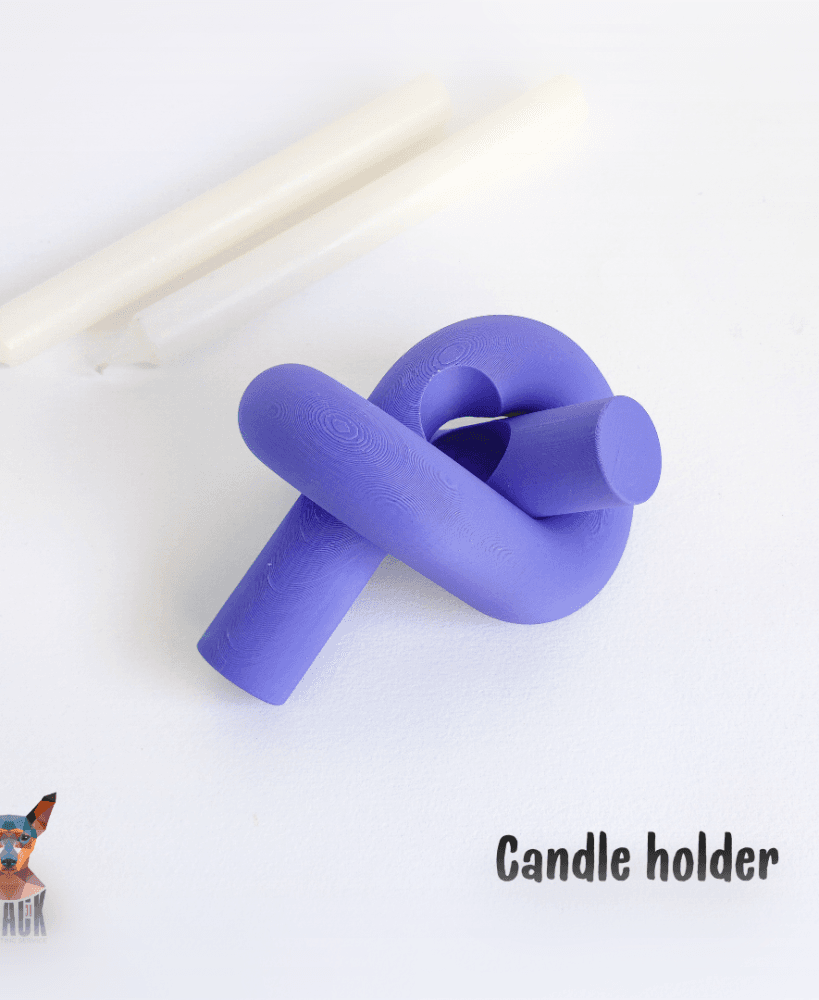 Knot- Candle Holder 3d model