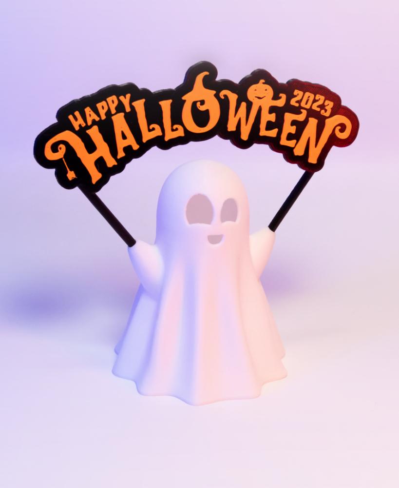 Happy Ghost Lamp 3d model