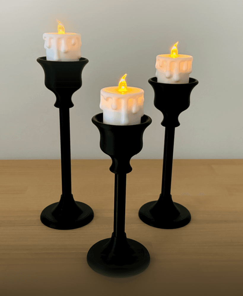 Candle Sticks for Tea Light LED Candles 3d model