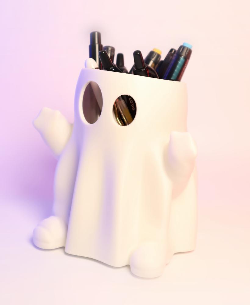 Ghost Container (Silly Eyes) 3d model