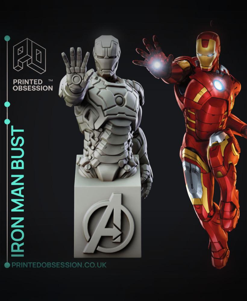 Ironman Bust - Marvel - 20cm  3d model