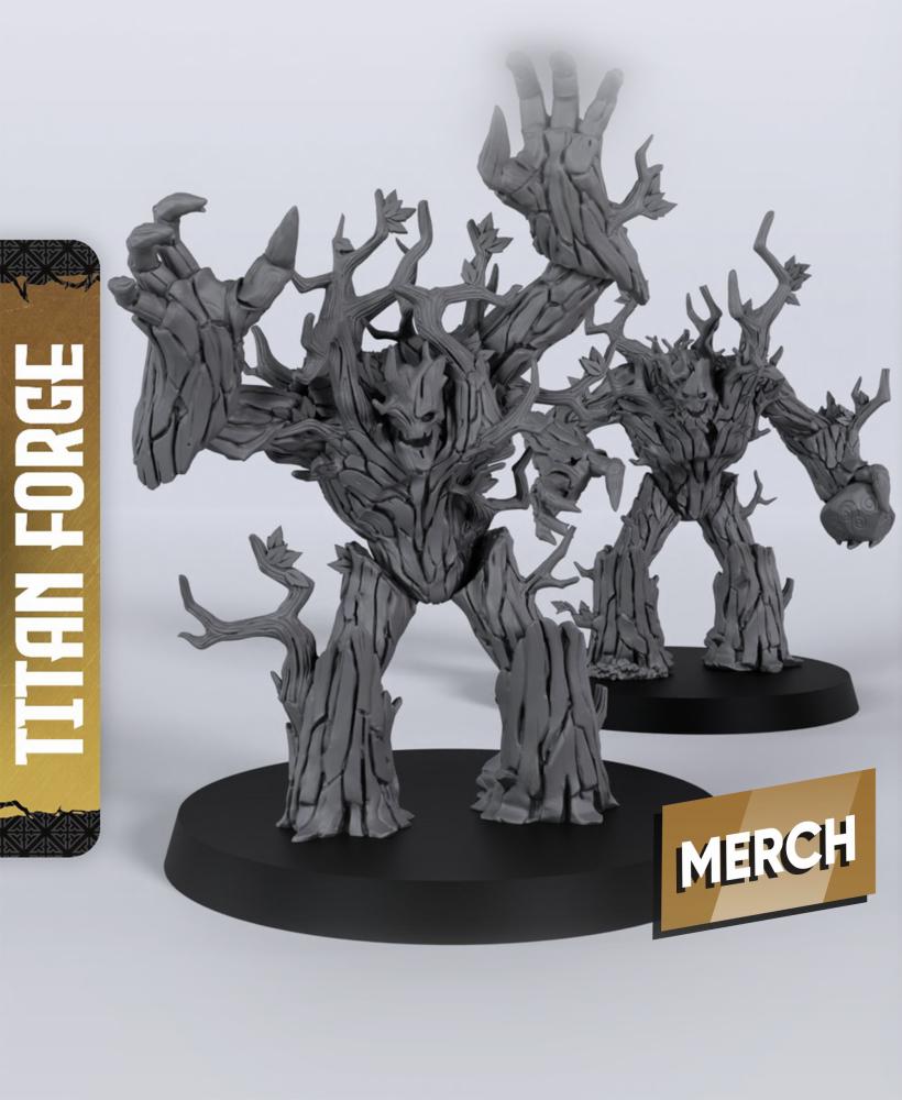 Thicket Beasts - With Free Dragon Warhammer - 5e DnD Inspired for RPG and Wargamers 3d model