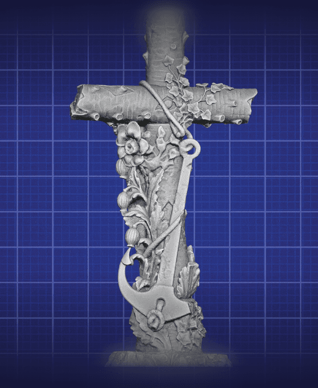 Cross Decoration 3d model