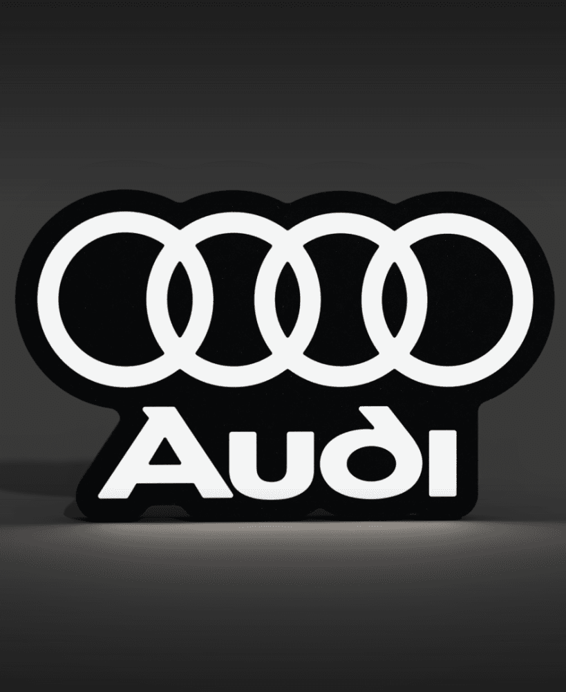 Audi Lightbox LED Lamp 3d model