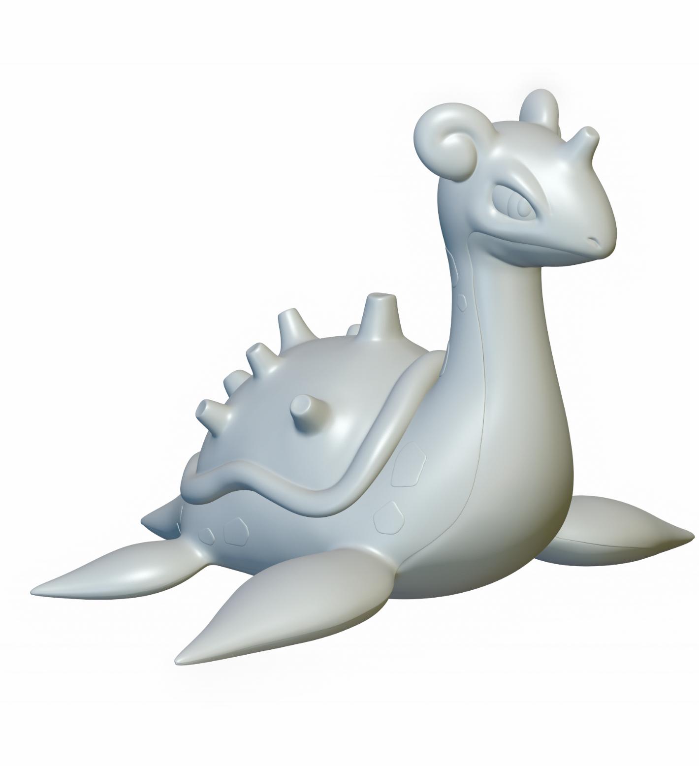 Pokemon Lapras #131 - Optimized for 3D Printing 3d model