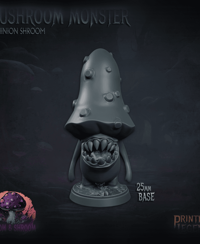 Mushroom Monster 03 (25mm Base) 3d model