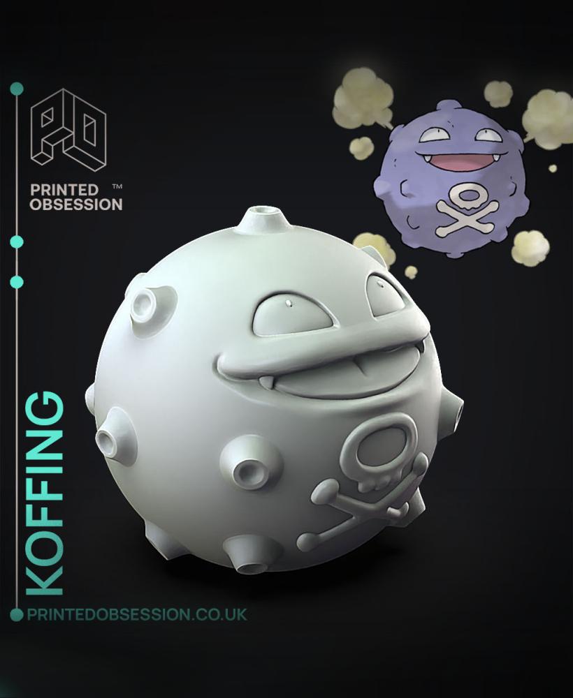 Koffing - Pokemon - Fan Art 3d model