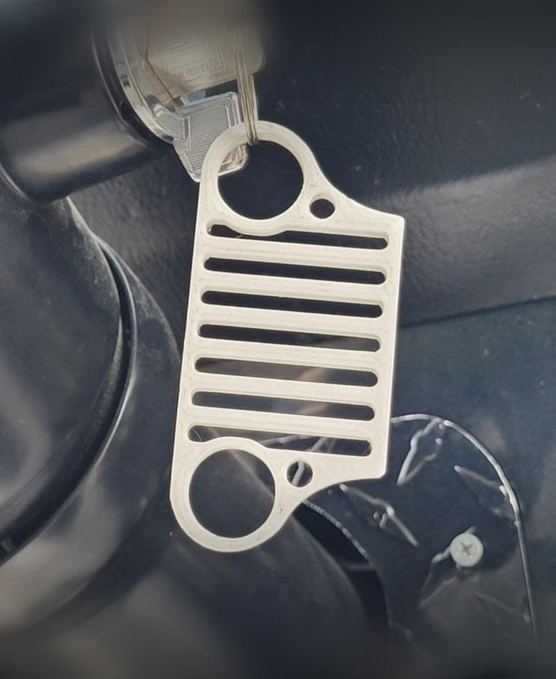 Jeep Grill Keychain / Fob 3d model