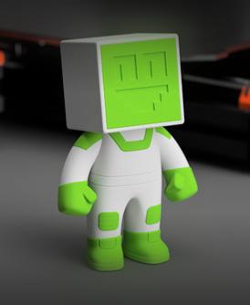 Filameno - Impresoras 3D mascot 3d model