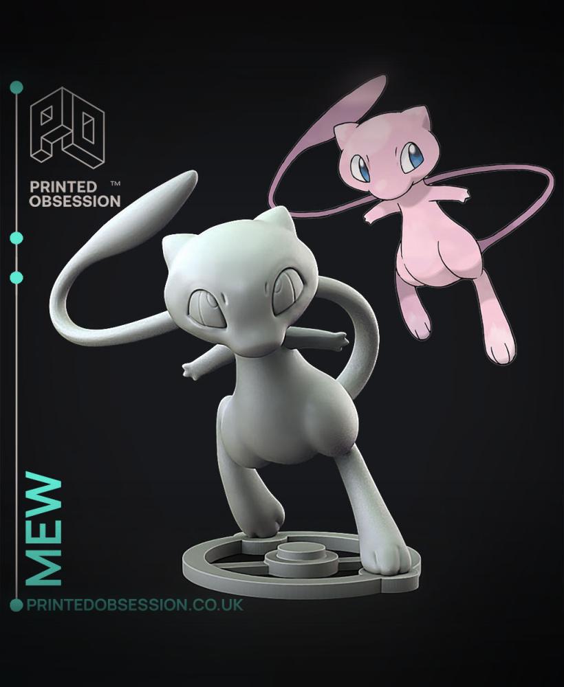 Mew - Pokemon - Fan Art 3d model