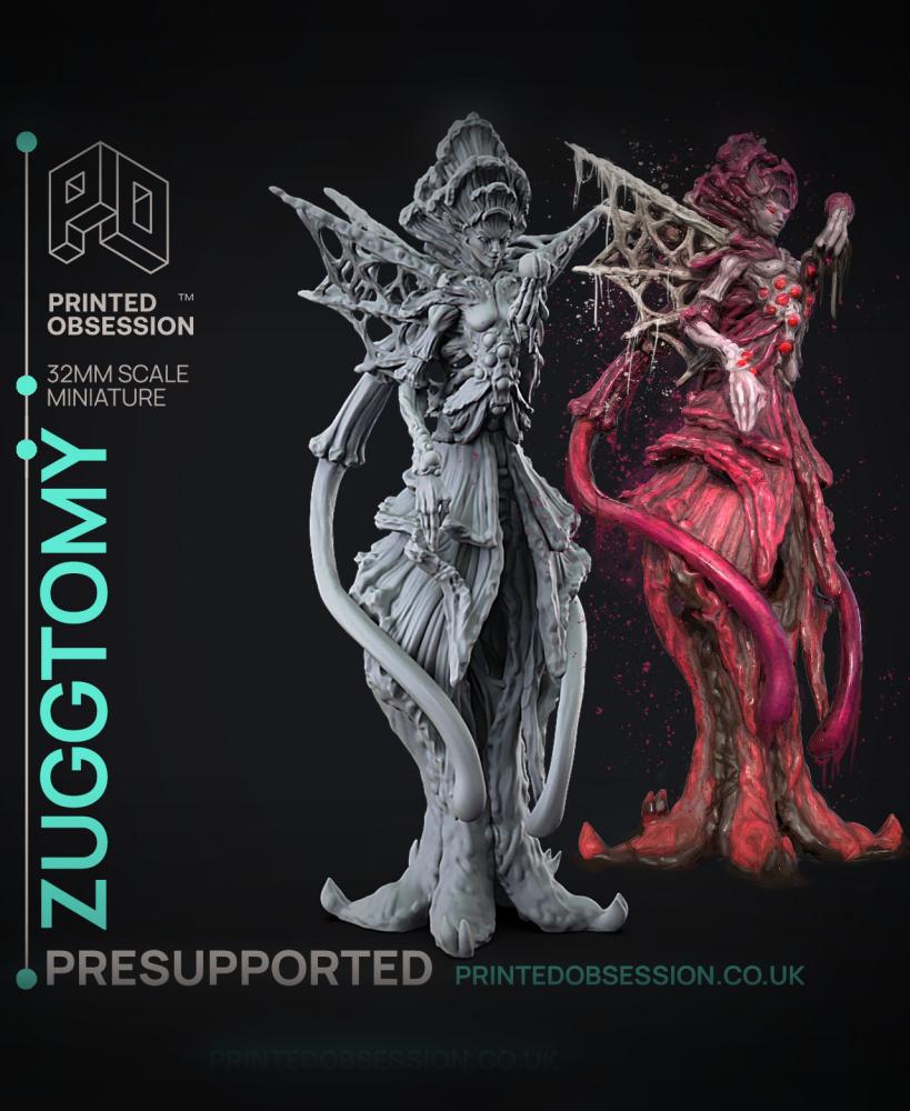 Zuggtmoy - The Spore Queen - PRESUPPROTED - 32mm scale  3d model