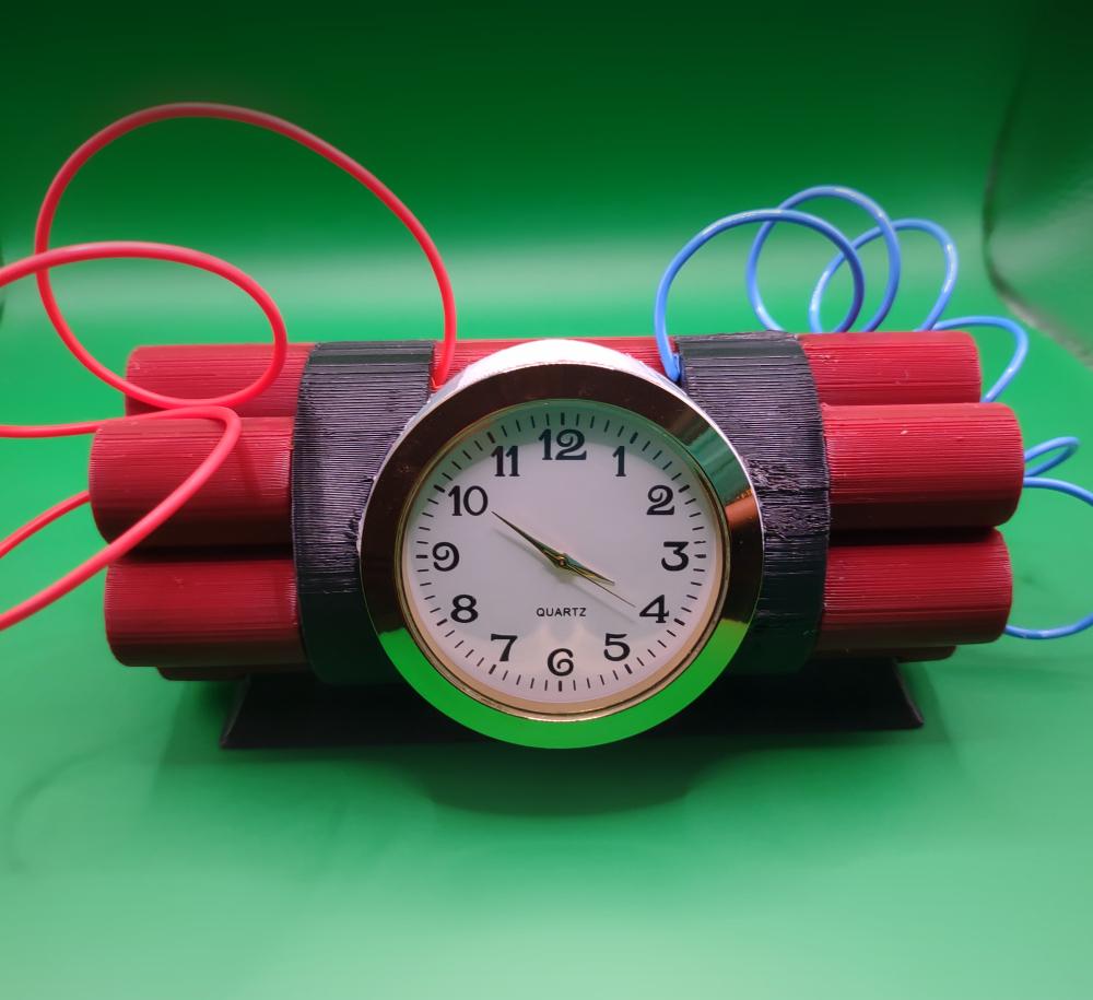 ACME Time-bomb Clock 3d model