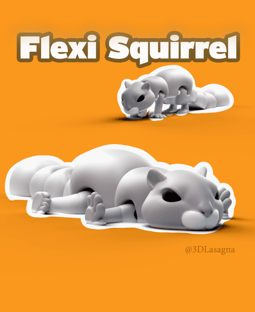 3DL Flexi Squirrel 3d model