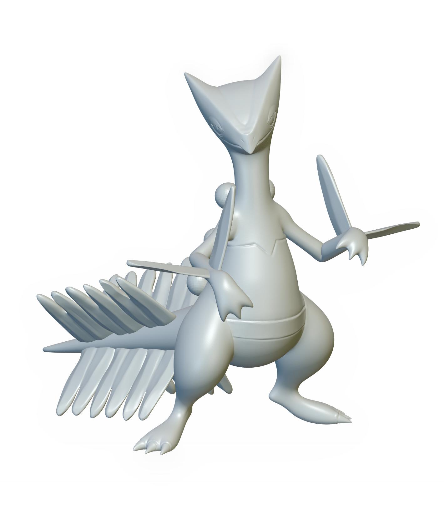 Pokemon Sceptile #254 - Optimized for 3D Printing 3d model