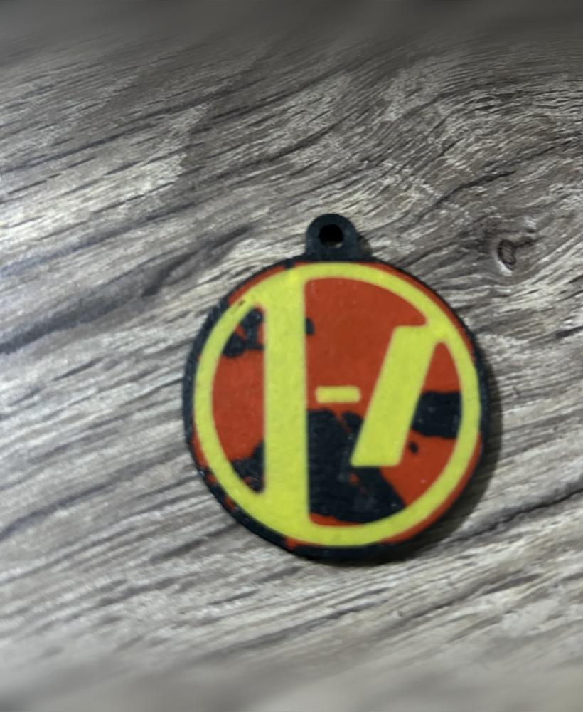 Twenty One Pilots - Clancy Yellow/Blk/Red Logo Keychain 3d model