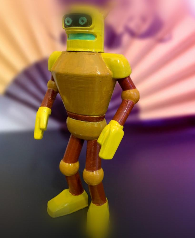 Calculon from Futurama 3d model