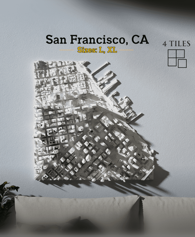 San Francisco, CA - Large & Extra Large 3d model