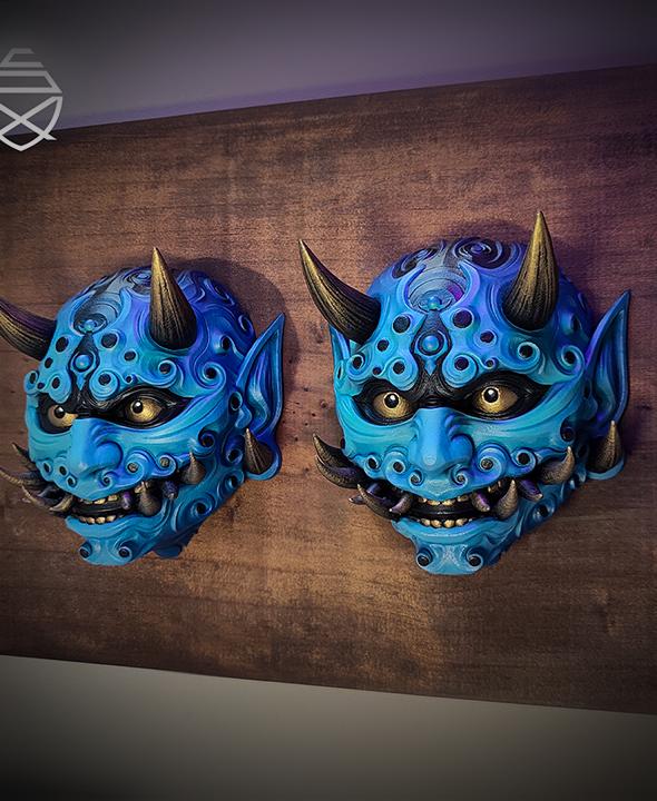 Honnari Wall Mask  3d model