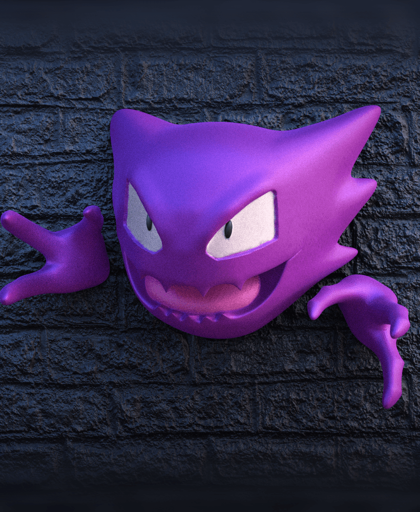 Haunter - Wall Mounted - Pokemon 3d model