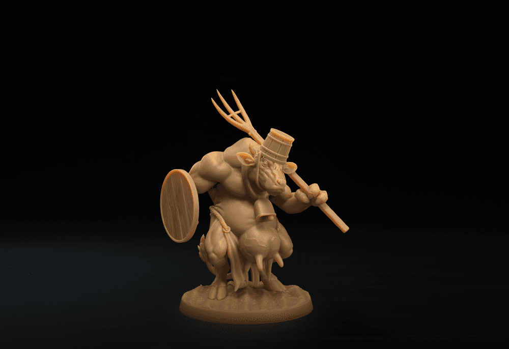 Dairy Minotaurs 3d model