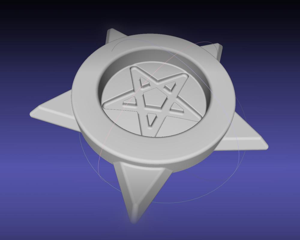 Helltaker Judgement Belt Pendant 3d model