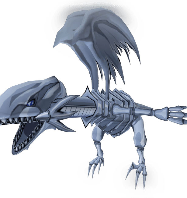 Yugioh Blue Eyes White Dragon 3d model