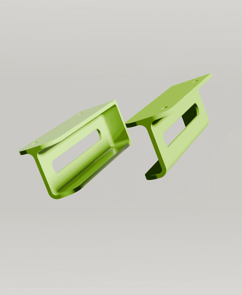 Yet another under-desk mount 3d model