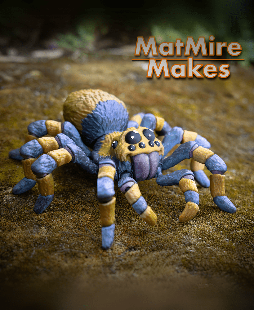 Tarantula - Articulated Figure 3d model