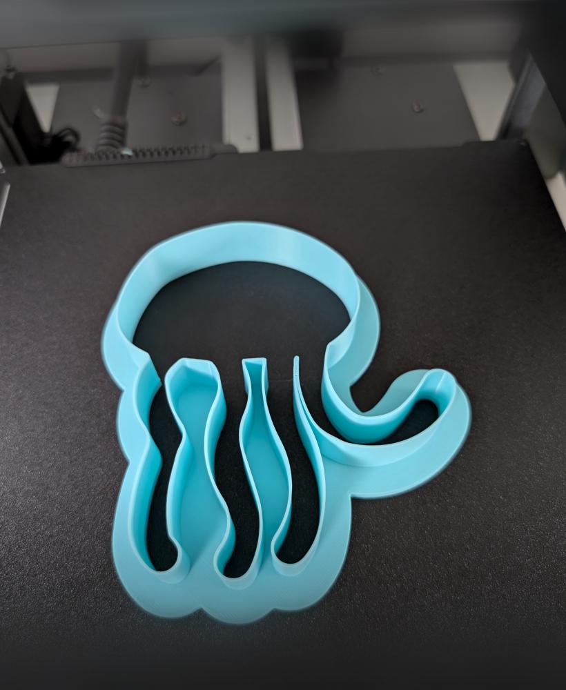 Jellyfish Cookie Cutter 3d model