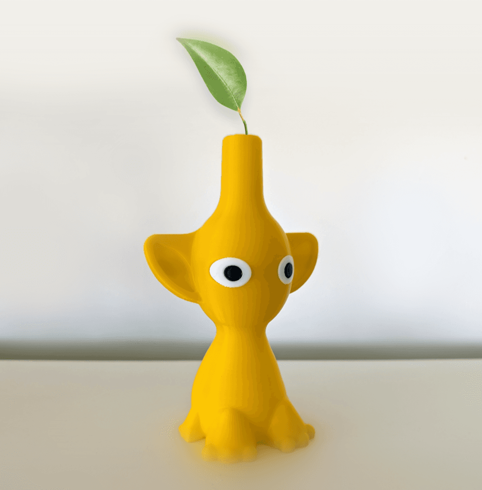 Yellow Pikmin Vase 3d model