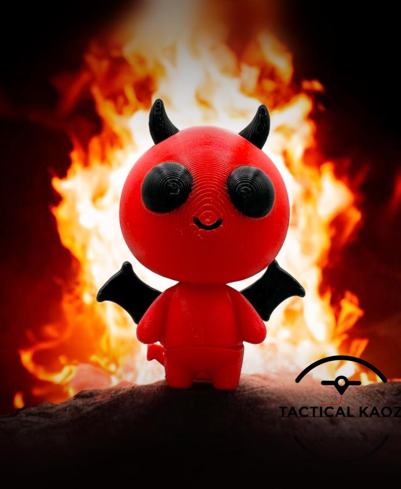 Little Devil Articulating Flexy - Wiggle and Stand  3d model