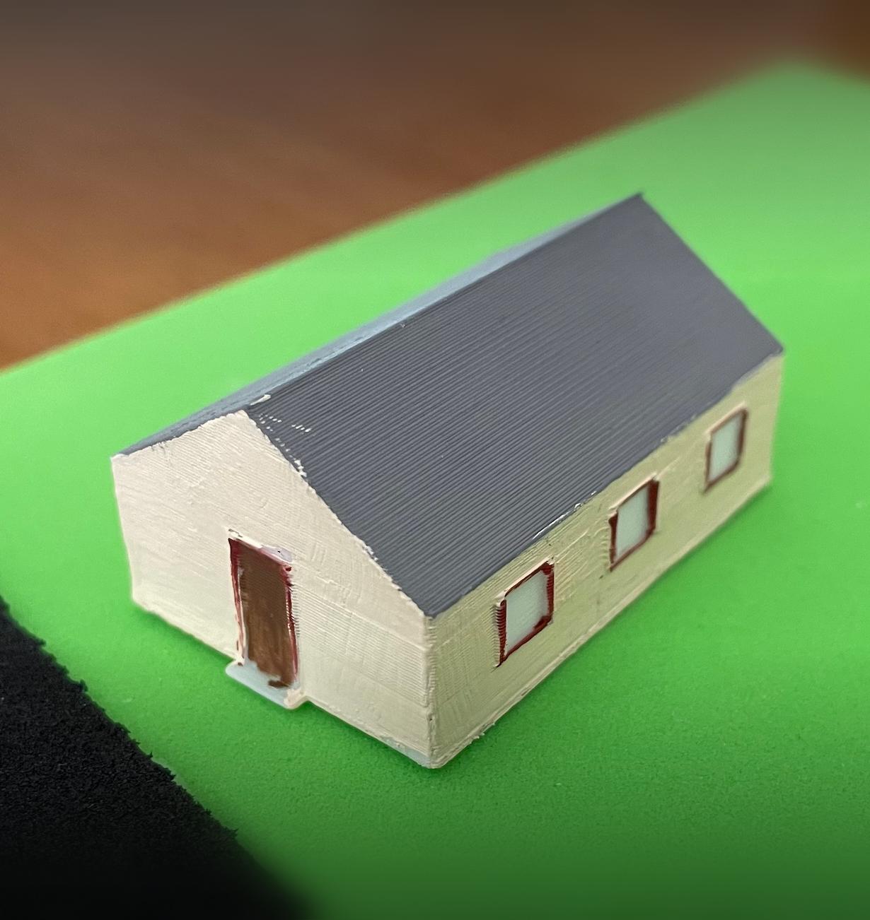 Z scale house 3d model